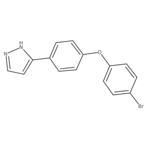 5-(4-(4-Bromophenoxy)phenyl)-1H-pyrazole Structure