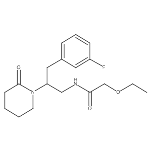 2-ethoxy-N-(3-(3-fluorophenyl)-2-(2-oxopiperidin-1-yl)propyl)acetamide Structure