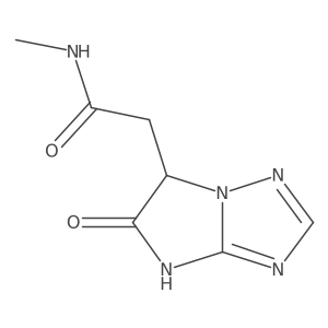 N-methyl-2-(5-oxo-5,6-dihydro-4H-imidazo[1,2-b][1,2,4]triazol-6-yl)acetamide结构式