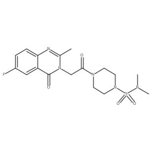 C17H22FN5O4S Structure