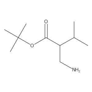 Tert-butyl 2-(aminomethyl)-3-methylbutanoate Structure