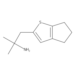1-{4H,5H,6H-cyclopenta[b]thiophen-2-yl}-2-methylpropan-2-amine Structure
