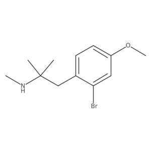[1-(2-Bromo-4-methoxyphenyl)-2-methylpropan-2-yl](methyl)amine结构式