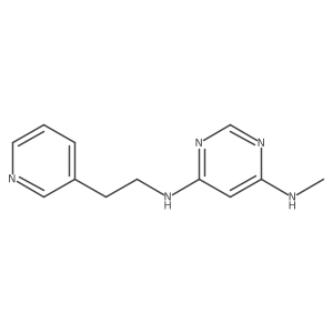 N4-methyl-N6-(2-(pyridin-3-yl)ethyl)pyrimidine-4,6-diamine Structure