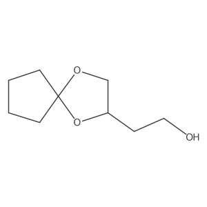 2-{1,4-Dioxaspiro[4.4]nonan-2-yl}ethan-1-ol Structure