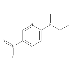 N-ethyl-N-methyl-5-nitro-2-pyridinamine结构式