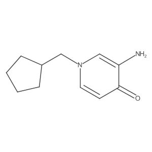 3-Amino-1-(cyclopentylmethyl)-1,4-dihydropyridin-4-one Structure