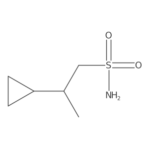 2-Cyclopropylpropane-1-sulfonamide结构式