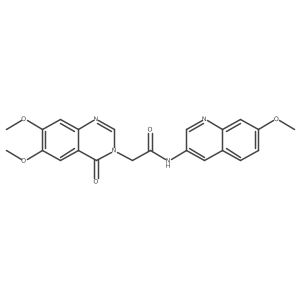 2-(6,7-dimethoxy-4-oxoquinazolin-3(4H)-yl)-N-(7-methoxyquinolin-3-yl)acetamide Structure