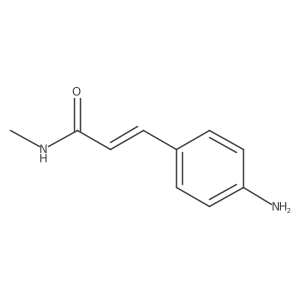 (2E)-3-(4-aminophenyl)-N-methylprop-2-enamide Structure