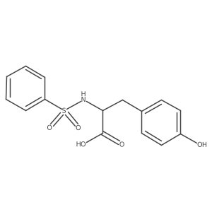 N-(Phenylsulfonyl)-L-tyrosine Structure