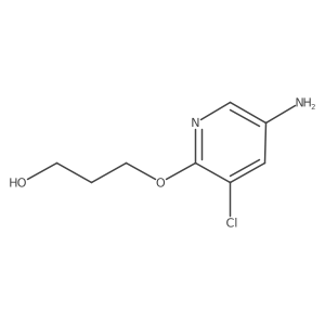3-[(5-Amino-3-chloropyridin-2-yl)oxy]propan-1-ol Structure