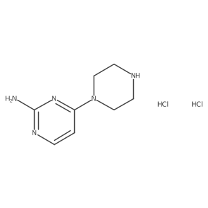4-(Piperazin-1-yl)pyrimidin-2-amine dihydrochloride Structure
