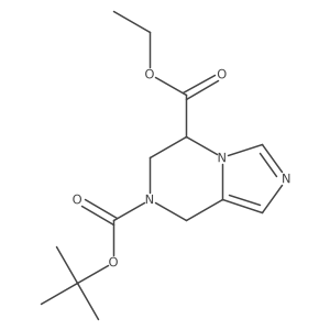 7-tert-Butyl 5-ethyl 5,6-dihydroimidazo[1,5-a]pyrazine-5,7(8H)-dicarboxylate Structure