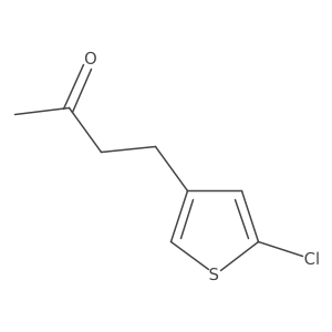4-(5-Chlorothiophen-3-yl)butan-2-one结构式