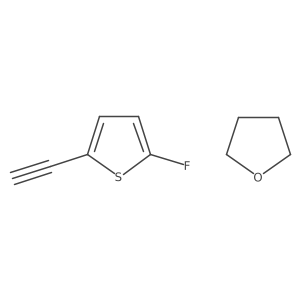 2-Ethynyl-5-fluorothiophene;oxolane Structure
