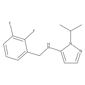 N-[(2,3-difluorophenyl)methyl]-1-(propan-2-yl)-1H-pyrazol-5-amine Structure