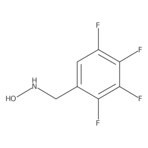N-[(2,3,4,5-tetrafluorophenyl)methyl]hydroxylamine Structure