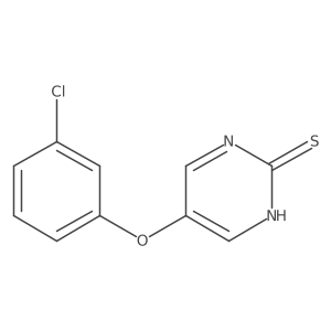 5-(3-Chlorophenoxy)pyrimidine-2-thiol Structure