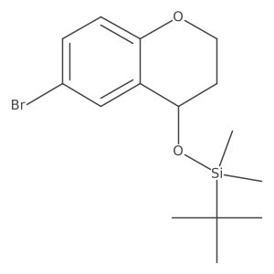 ((6-Bromochroman-4-yl)oxy)(tert-butyl)dimethylsilane Structure