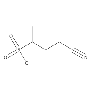 4-Cyanobutane-2-sulfonyl chloride Structure