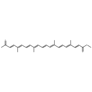Methyl (9Z)-6'-oxo-6,5'-diapo-6-carotenoate结构式