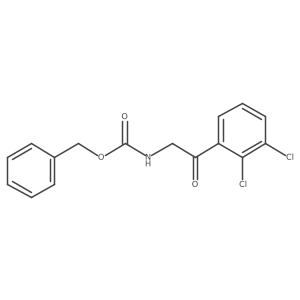 benzyl N-[2-(2,3-dichlorophenyl)-2-oxoethyl]carbamate Structure