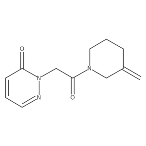 2-(2-(3-methylenepiperidin-1-yl)-2-oxoethyl)pyridazin-3(2H)-one结构式