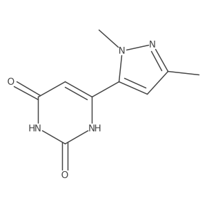 6-(1,3-dimethyl-1H-pyrazol-5-yl)pyrimidine-2,4(1H,3H)-dione Structure
