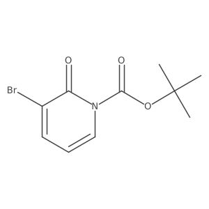 Tert-butyl 3-bromo-2-oxopyridine-1(2h)-carboxylate结构式