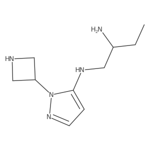 (2R)-N1-[1-(azetidin-3-yl)-1H-pyrazol-5-yl]butane-1,2-diamine Structure