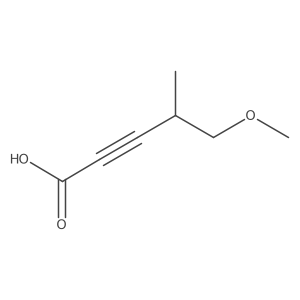 5-Methoxy-4-methylpent-2-ynoic acid Structure