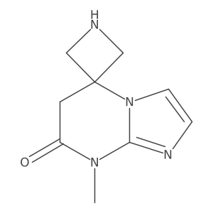 8'-methyl-7',8'-dihydro-6'H-spiro[azetidine-3,5'-imidazo[1,2-a]pyrimidine]-7'-one Structure