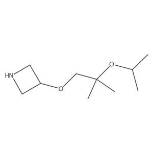 3-[2-Methyl-2-(propan-2-yloxy)propoxy]azetidine Structure