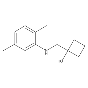 1-{[(2,5-Dimethylphenyl)amino]methyl}cyclobutan-1-ol Structure