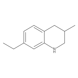 7-Ethyl-3-methyl-1,2,3,4-tetrahydroquinoline结构式