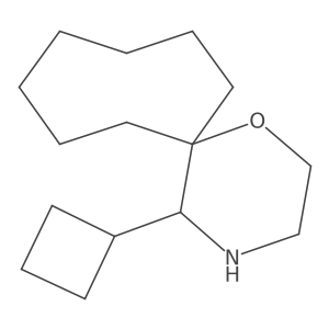 5-Cyclobutyl-1-oxa-4-azaspiro[5.7]tridecane结构式