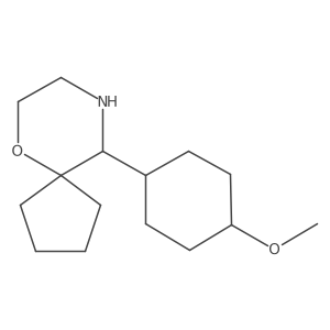10-(4-Methoxycyclohexyl)-6-oxa-9-azaspiro[4.5]decane Structure