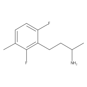 (2R)-4-(2,6-difluoro-3-methylphenyl)butan-2-amine Structure