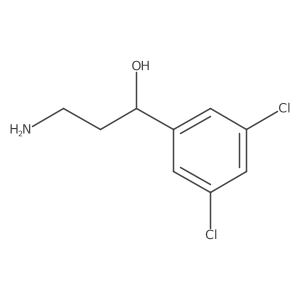 (1R)-3-amino-1-(3,5-dichlorophenyl)propan-1-ol Structure