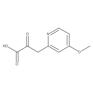 3-(4-Methoxypyridin-2-yl)-2-oxopropanoic acid Structure
