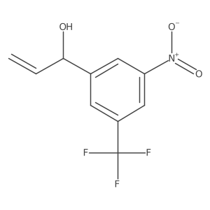 1-[3-Nitro-5-(trifluoromethyl)phenyl]prop-2-en-1-ol Structure