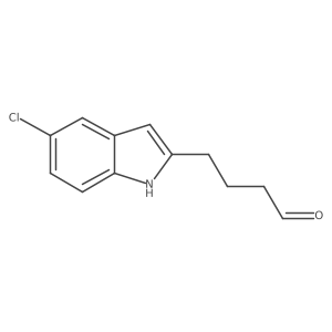4-(5-chloro-1H-indol-2-yl)butanal Structure