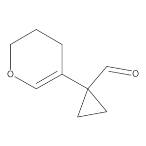 1-(3,4-dihydro-2H-pyran-5-yl)cyclopropane-1-carbaldehyde Structure