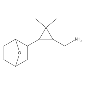 (2,2-Dimethyl-3-{7-oxabicyclo[2.2.1]heptan-2-yl}cyclopropyl)methanamine Structure