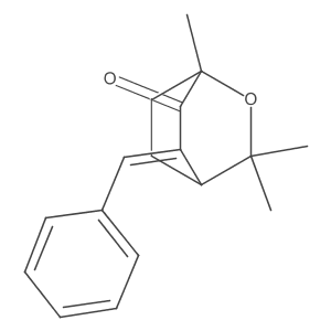 p-Menthan-2-one, 3-benzylidene-1,8-epoxy-, (E)-(+)-结构式