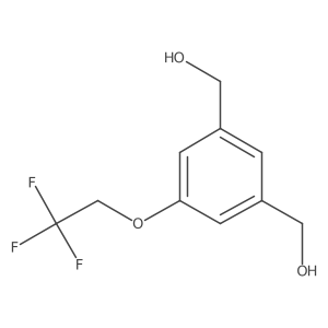 (5-(2,2,2-Trifluoroethoxy)-1,3-phenylene)dimethanol Structure