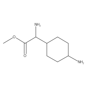 Methyl 2-amino-2-(4-aminocyclohexyl)acetate Structure