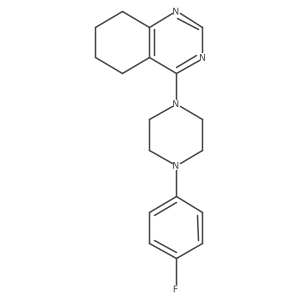 4-[4-(4-Fluorophenyl)piperazin-1-yl]-5,6,7,8-tetrahydroquinazoline结构式