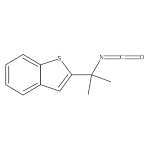 2-(2-Isocyanatopropan-2-yl)-1-benzothiophene Structure